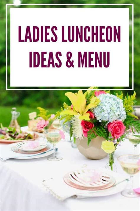 Ladies Luncheon Ideas - Celebrations at Home