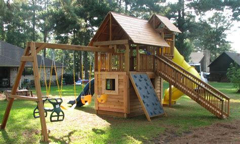 Wood Playground Equipment Residential PDF Woodworking | Wood playground ...