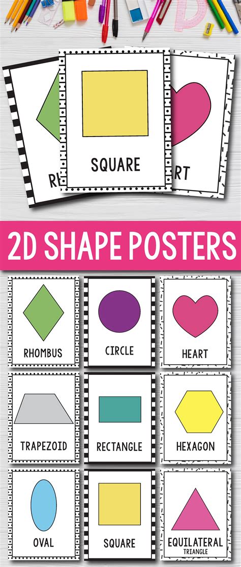 Free Printable 2d Shape Posters - Free Templates Printable