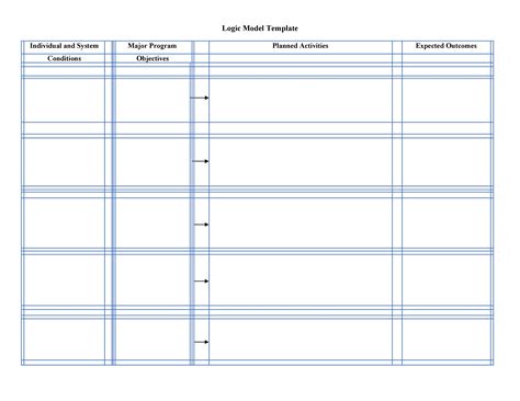 Theory Of Change Template Word - Template