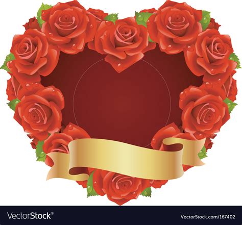 Rose frame Royalty Free Vector Image - VectorStock