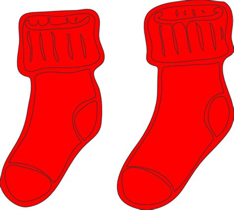 Socks Clip Art at Clker.com - vector clip art online, royalty free & public domain