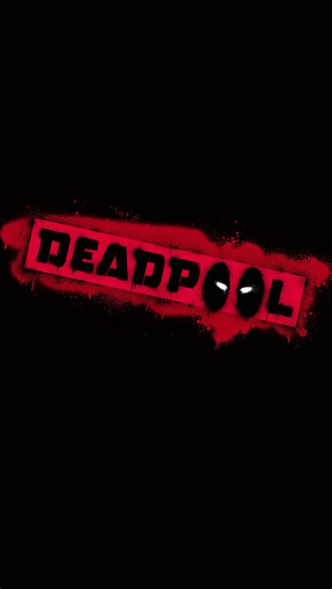 Deadpool Logo iPhone 6 Wallpaper | Deadpool logo wallpaper, Deadpool logo, Deadpool hd wallpaper