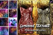 75 Luminous Texture Procreate Brushes
