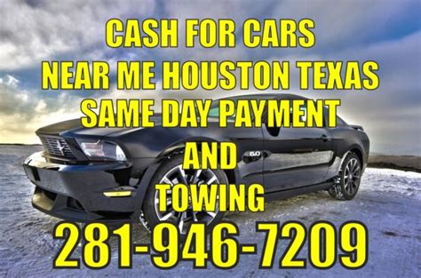 Cash for Cars or Cash for Junk Cars Near Me Houston Texas