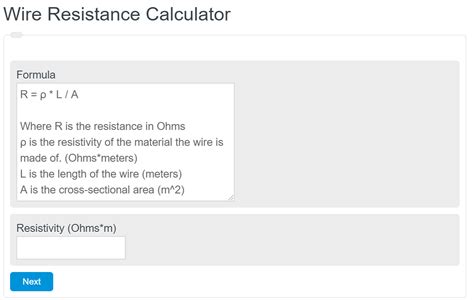 Wire Resistance Calculator - Calculator Academy