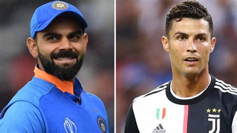 Comparison Of Virat Kohli And Cristiano Ronaldo In Social Media Following