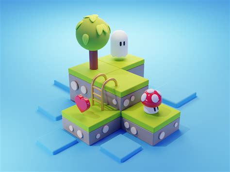 Free 3D Game Level Animation Scene