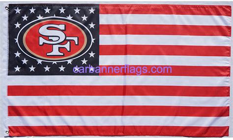 San Francisco 49ers Flag-3x5FT NFL SF 49ers Banner-100% polyester ...