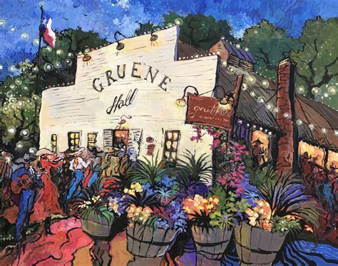 Paintings of Gruene Texas - Thom Ricks Art