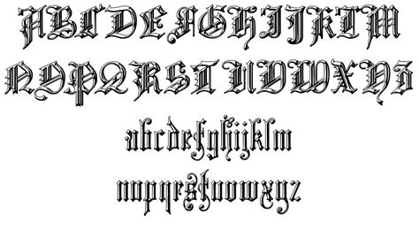 Church Text 'Shaded' font by HypoTypo - FontRiver