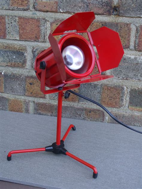Vintage 1980's Kitsch Red Mini Film Studio Table Lamp | Flickr