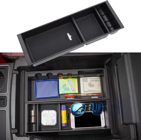 JDMCAR Center Console Organizer Compatible with Ford F150 Accessories 2024 2023 2022 2021,Center ...