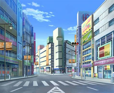 Anime Street Scenery by OtakuKyeopta on DeviantArt | Paisajes dibujos ...