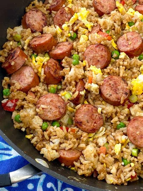 Sausage Fried Rice - Plowing Through Life