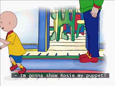 Caillou's puppet show with subtitles - video Dailymotion