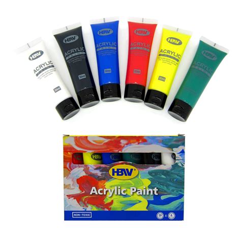 HBW ACRYLIC PAINT TUBE ASSTD. COLOR (30ml) - HBW