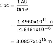 How to Convert Parsecs to Light Years | Study.com