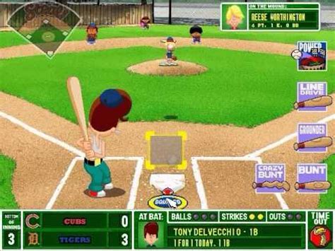 Backyard Baseball 2001 Gameplay YouTube - backyard idea