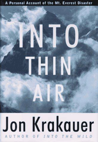 Into Thin Air by Jon Krakauer