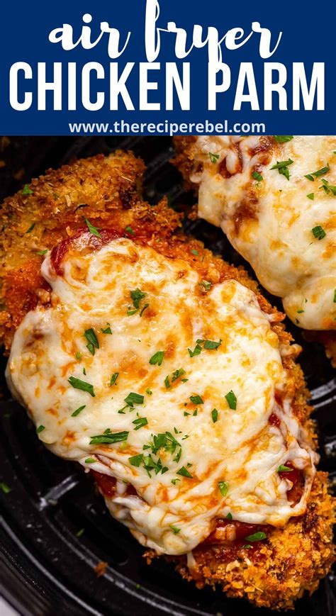 Air Fryer Chicken Parmesan - The Recipe Rebel