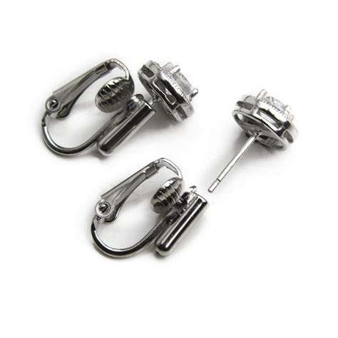 Clip On Earring Converters | Silver Post to Clip On | 1 Pair (00502) - Walmart.com - Walmart.com