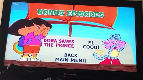 Dora The Explorer: Pirate Adventure 2004 DVD Menu Walkthrough - YouTube