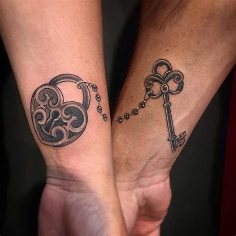 85+ Best Lock and Key Tattoos - Designs & Meanings 2019