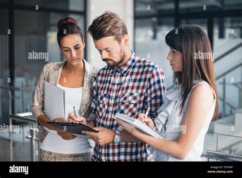 Casual business people meeting Stock Photo - Alamy