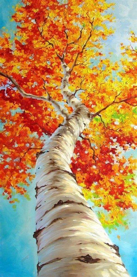 feuilles d'automne | Art painting, Beautiful oil paintings, Painting