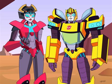 Transformers: Cyberverse- Windblade and Bumblebee by jettmanas on ...