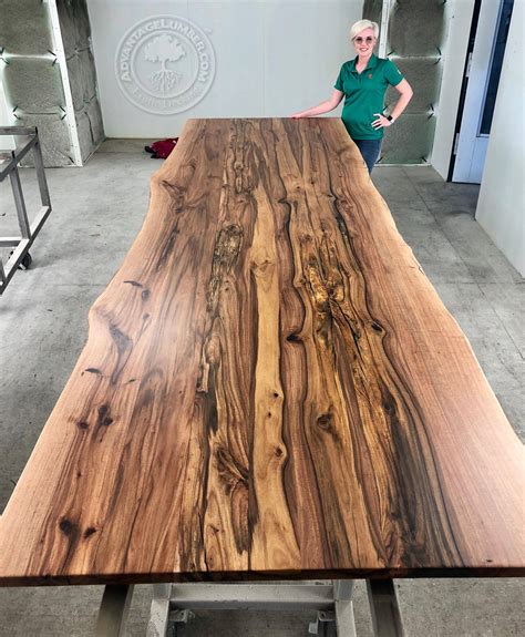 Live Edge Slab Table Made From Australian Beefwood - AdvantageLumber Blog