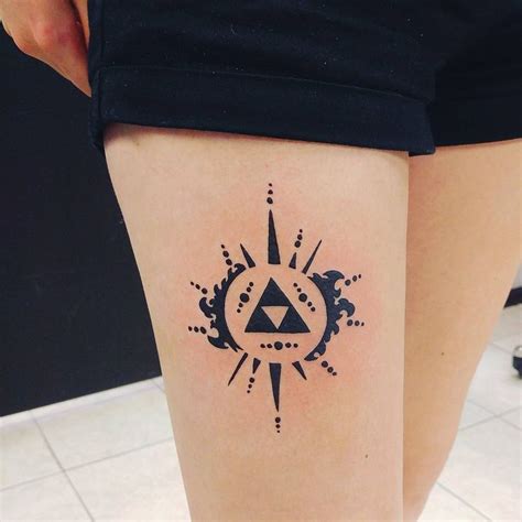 25 Mighty Triforce Tattoo Designs & Meaning - Discover The Golden Power Check more at http ...