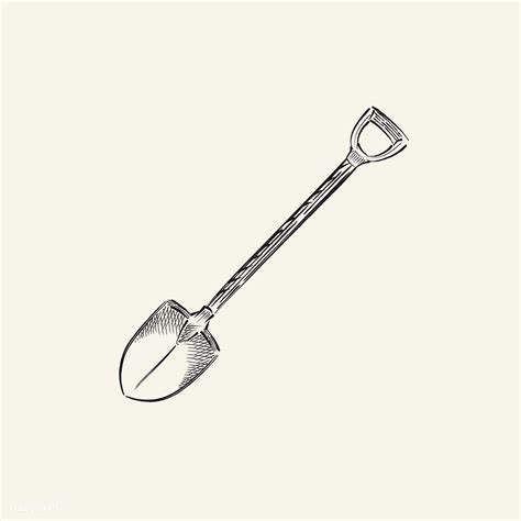 Vintage illustration of a shovel | free image by rawpixel.com | Vintage illustration, Shovel ...