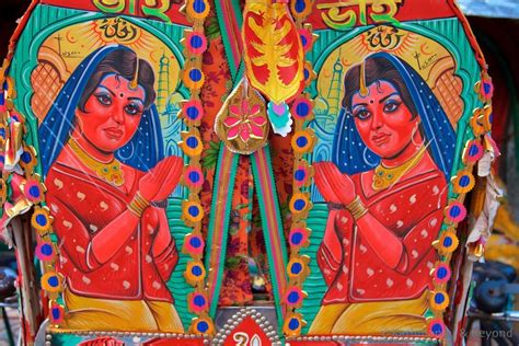 A look at the colourful Rickshaw Art in Bangladesh | Street Art | Truck ...