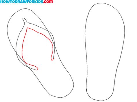 How to Draw Sandals - Easy Drawing Tutorial For Kids