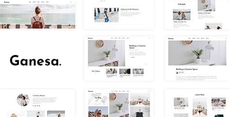 Download Ganesa - Minimal WordPress Personal Blog Theme v1.0.4 - Drope