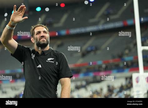 New Zealand's Sam Whitelock after the 2023 Rugby World Cup Semi-finals ...