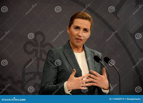 Denmark`s Prime Minister Ms.Mette Frederiksen Editorial Stock Photo ...