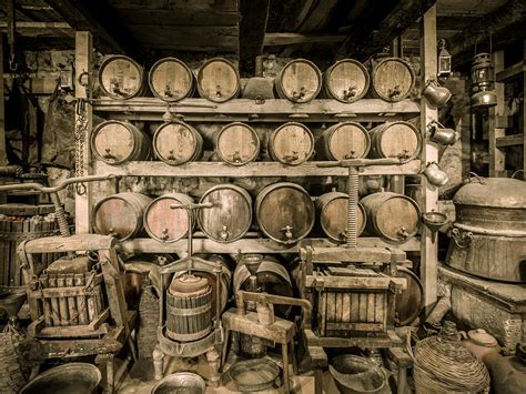 Old Wine Cellar 3 Digital Art by Roy Pedersen - Pixels