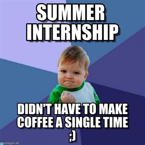 Funny Internship Memes