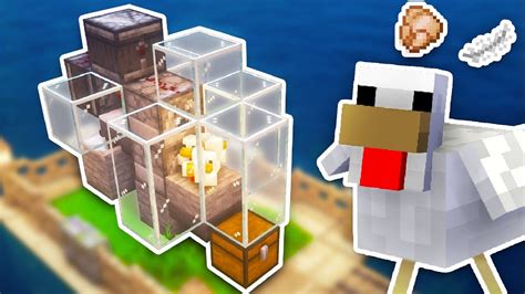 How to make an automatic chicken farm in Minecraft easily