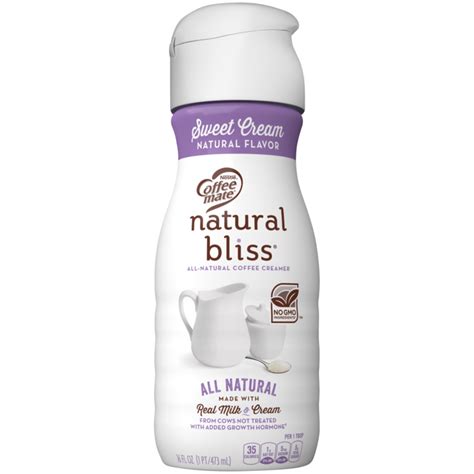 Sweet Cream Flavored All Natural Coffee Creamer | Official natural bliss®