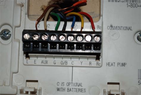 Wiring for a new honeywell thermostat - Home Improvement Stack Exchange