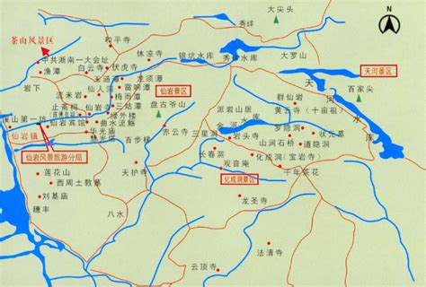 Xianyan Tourist Map - Xianyan • mappery