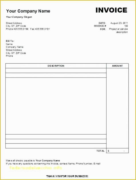 Microsoft Works Invoice Template Free Download Of Sales Invoice Templates Examples In Word and ...