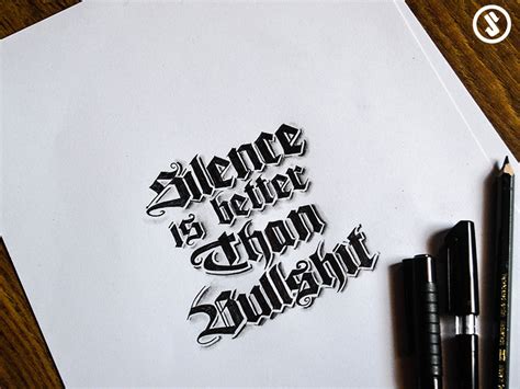 Silence is Golden ! by artslaves on Dribbble