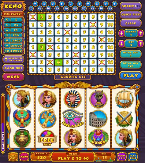 "CLEOPATRA" SLOT - KENO games on Behance