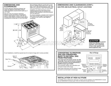 GE JGS760SPSS Range Installation Instructions