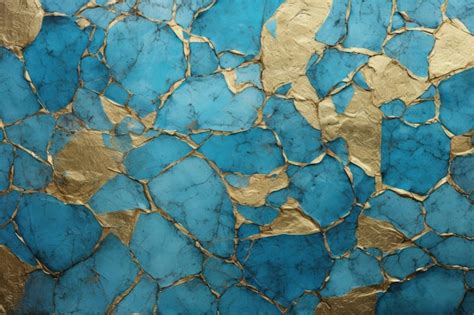 Premium Photo | Abstract blue gold background